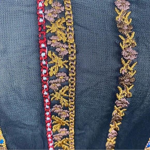 Sundance sheer embroidered blouse - Picture 6 of 7